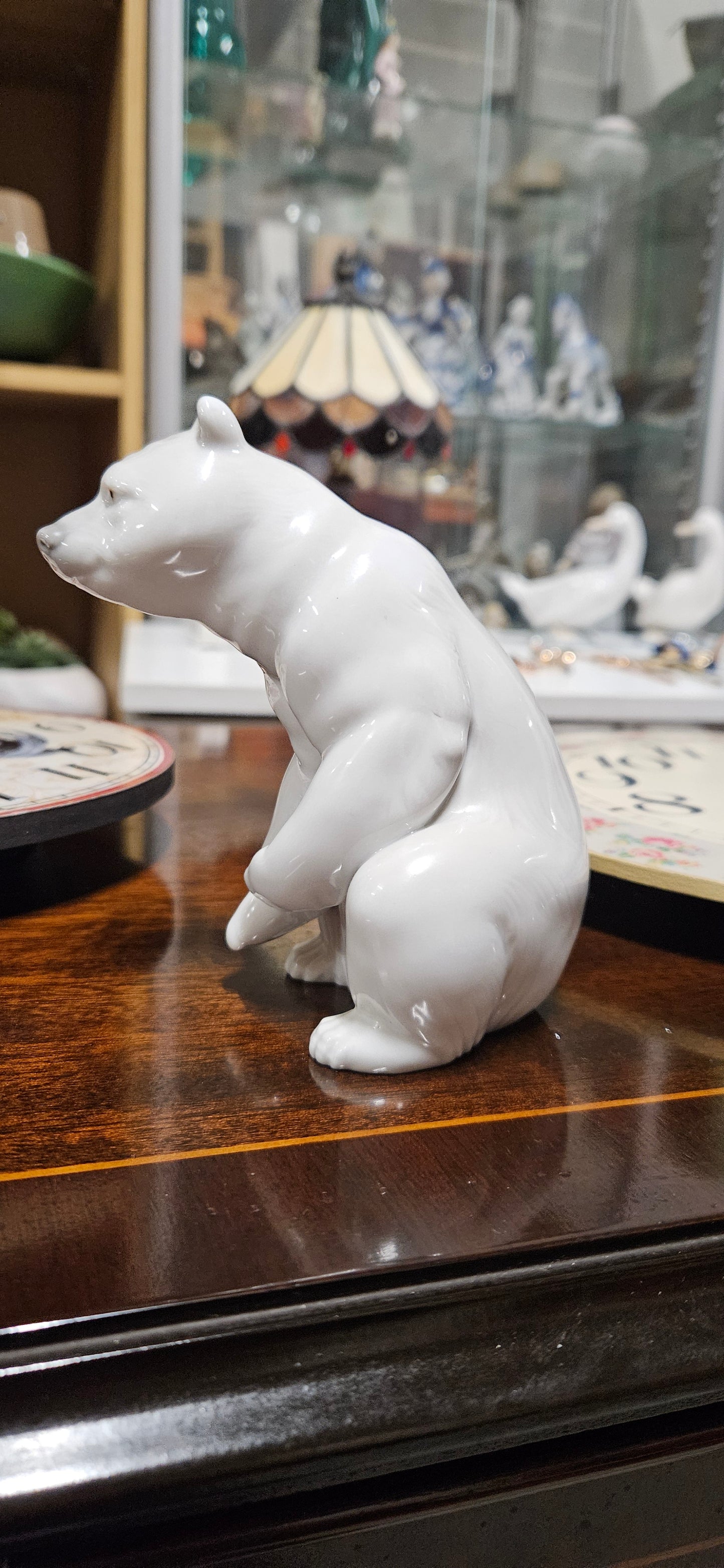 Lladro Resting Polar Bear Figurine