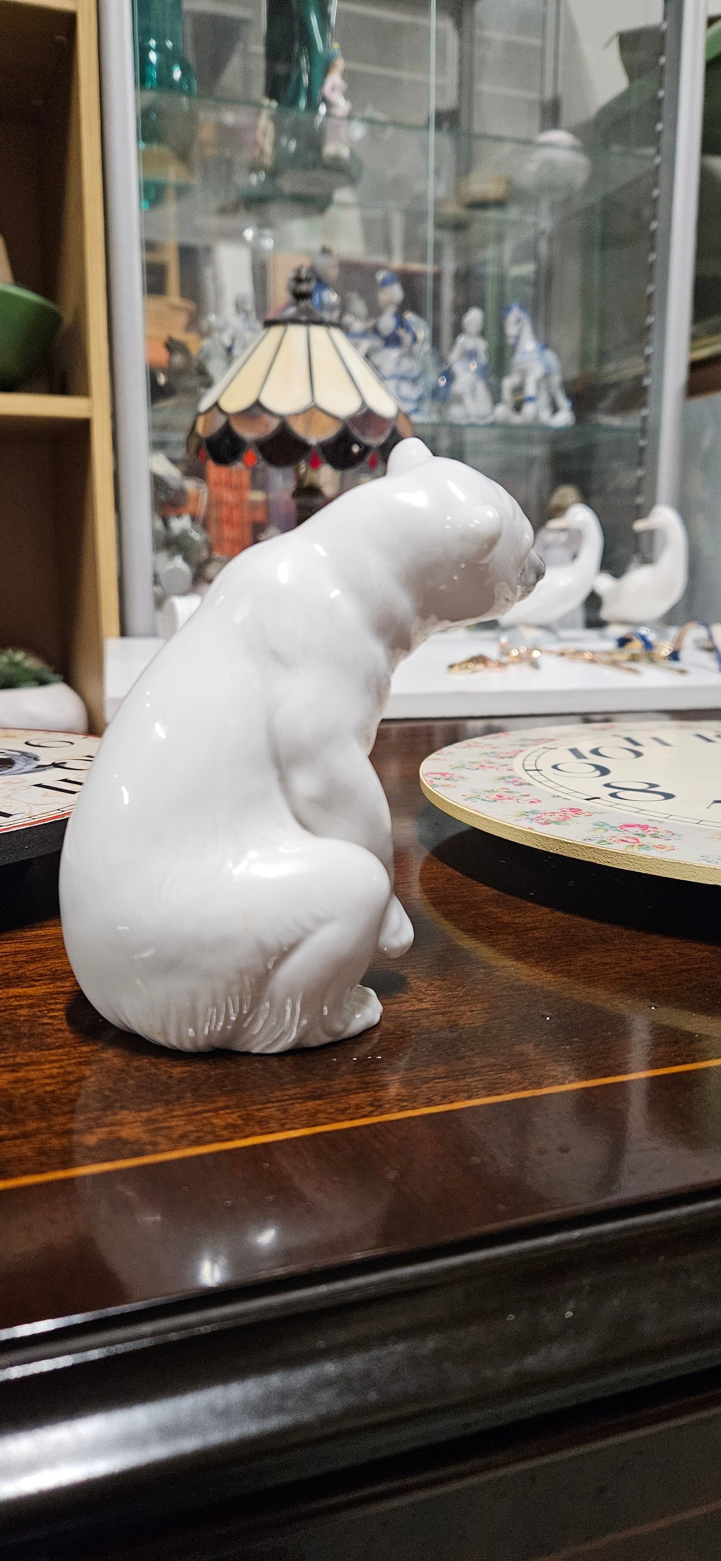 Lladro Resting Polar Bear Figurine