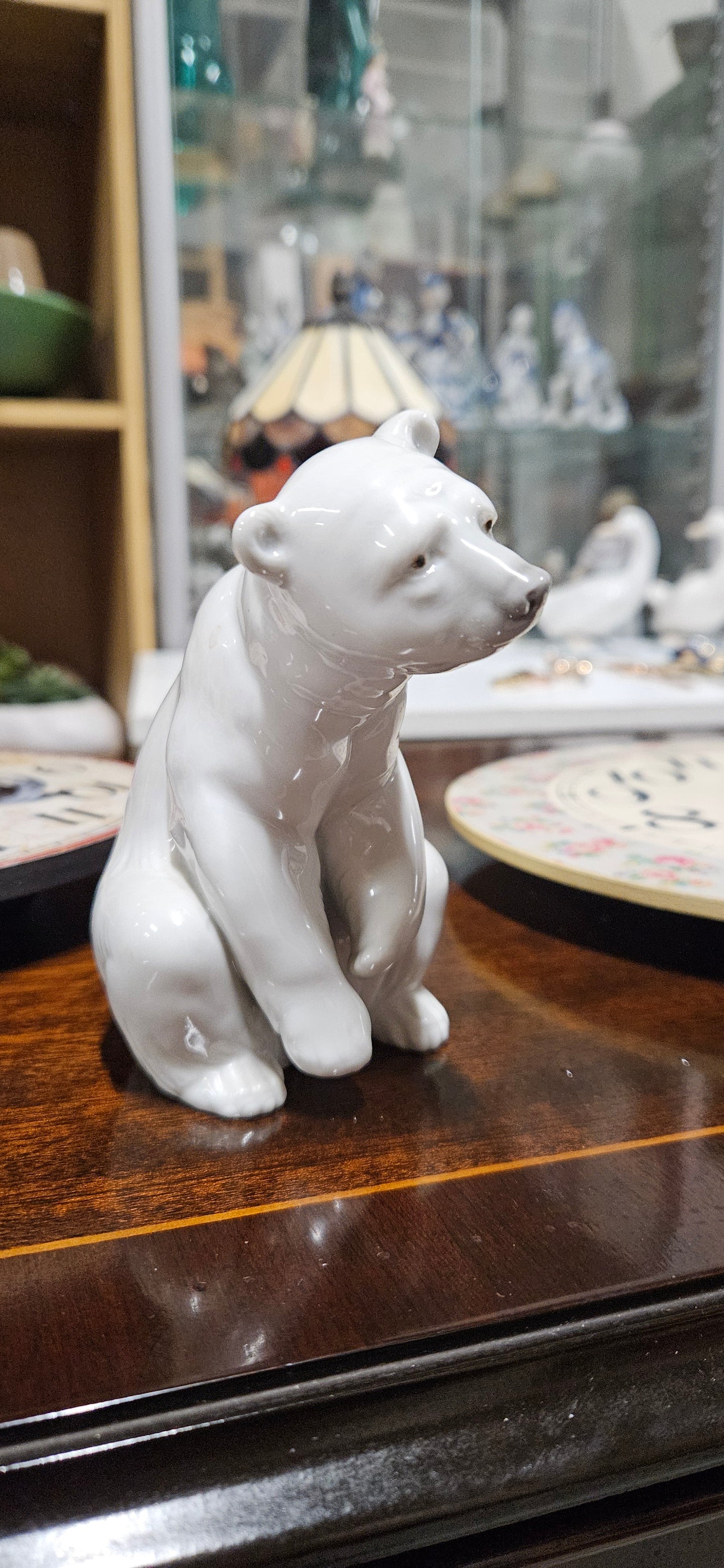 Lladro Resting Polar Bear Figurine