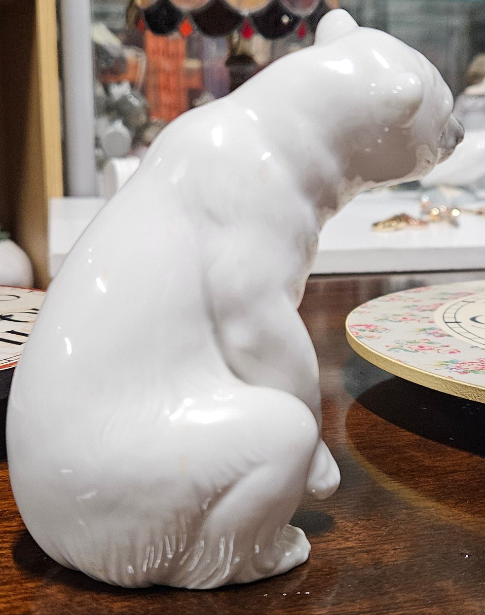 Lladro Resting Polar Bear Figurine